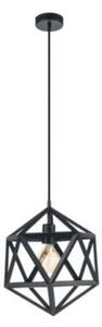 Függ.E27 60W 30,5cm fekete Embleton