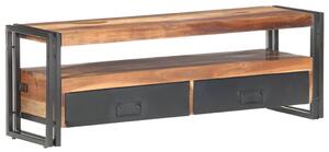 Tömör fa TV-szekrény 120 x 30 x 40 cm