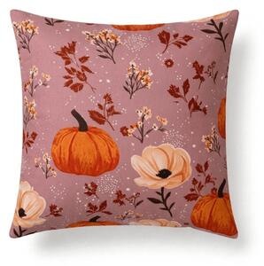 Mikroszálas párnahuzat PUMPKINS ROSAVIE 45x45 cm, óarany rózsaszín