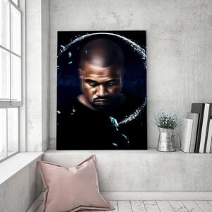 Gario Vászonkép Kanye portréja - Dmitry Belov Méret: 40 x 60 cm