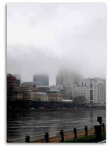Gario Vászonkép Város a ködben - Dmitry Belov Méret: 40 x 60 cm