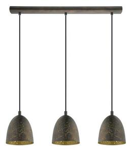 Függeszték E27 3x60W barna/arany Safi