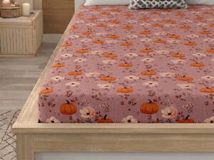 Mikroszálas lepedő PUMPKINS ROSAVIE rózsaszín 90x200 cm