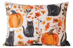 Mikroszálas párnahuzat CATS AND PUMPKINS 50x70 cm, színes kivitel