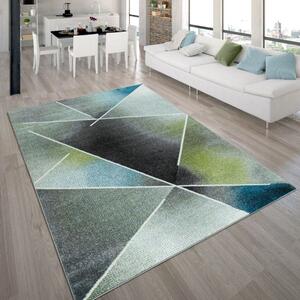 Nappali szőnyeg háromszög-dizájn színes, modell 20587, 160x220cm
