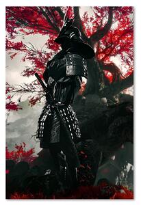 Gario Vászonkép Szamurájok páncélban az erdőben - SyanArt Méret: 40 x 60 cm