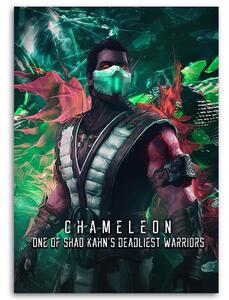 Gario Vászonkép Mortal Kombat játék A Chameleon karaktere - SyanArt Méret: 40 x 60 cm