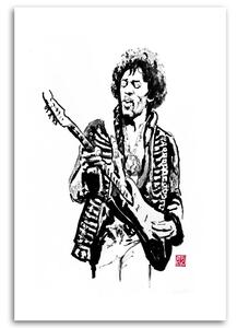 Gario Vászonkép Jimi Hendrix - Péchane Méret: 40 x 60 cm