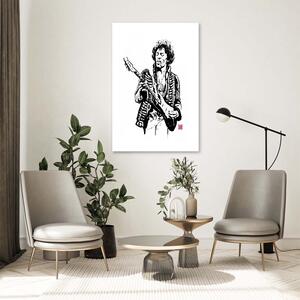 Gario Vászonkép Jimi Hendrix - Péchane Méret: 40 x 60 cm