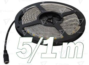 LED szalag, beltéri SMD2835,60LED/m,4,8W/m,480 lm/m,W=8 mm,4000K,IP20,EEI=F