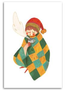 Gario Vászonkép Téli rajz gyermekek számára színes - Ekata Mandal Méret: 40 x 60 cm