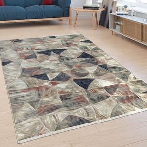 Kurzflor-szőnyeg Absztrakt-dizájn színes, 200×290-es méretben