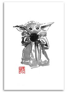 Gario Vászonkép Star Wars, fiatal yoda - Péchane Méret: 40 x 60 cm