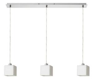 DADOS III 80 függő lámpa opál üveg/matt nikkel 230V LED E27 3x11W