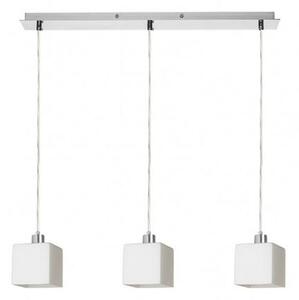DADOS III 60 függő lámpa opál üveg/króm 230V LED E27 3x11W