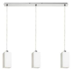 LIZ III 80 függő lámpa opál üveg/matt nikkel 230V LED E27 3x11W