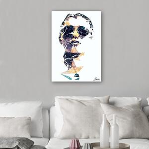 Gario Vászonkép Egy no arca szemüveggel absztrakt - Cantu Méret: 40 x 60 cm
