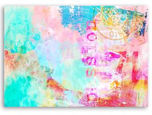 Gario Vászonkép Színes feliratok és számok - Andrea Haase Méret: 60 x 40 cm