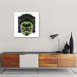 Gario Vászonkép Zöld Hulk fej - Rubiant Méret: 30 x 30 cm