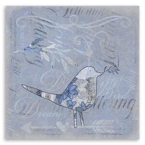 Gario Vászonkép Kék régi papír - Andrea Haase Méret: 30 x 30 cm