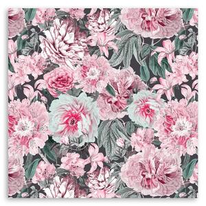 Gario Vászonkép Rózsaszín bazsarózsák kertje - Andrea Haase Méret: 30 x 30 cm