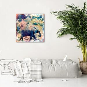 Gario Vászonkép Elefánt a dzsungelben - Andrea Haase Méret: 30 x 30 cm
