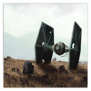 Gario Vászonkép Star Wars, droid és urhajó - Zehem Chong Méret: 30 x 30 cm