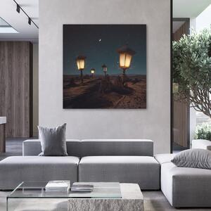 Gario Vászonkép Sötét sivatag - Zehem Chong Méret: 30 x 30 cm