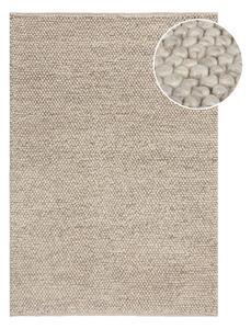 Világosszürke kézi szövésű gyapjúkeverék szőnyeg 80x150 cm Minerals – Flair Rugs