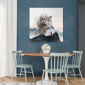 Gario Vászonkép A fehér tigris felbomlása - Zehem Chong Méret: 30 x 30 cm
