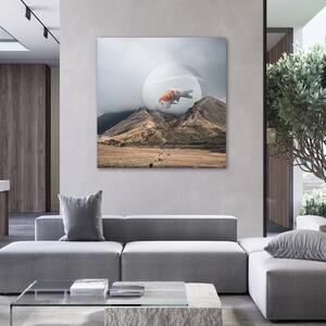 Gario Vászonkép Egy ponty a buborékban - Zehem Chong Méret: 30 x 30 cm