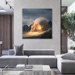 Gario Vászonkép Koponya hegy - Zehem Chong Méret: 30 x 30 cm