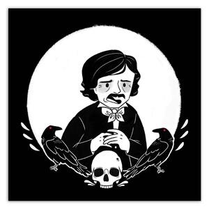 Gario Vászonkép Edgar Allan Poe - Daniela Herrera Méret: 30 x 30 cm
