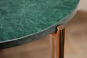 Design kisasztal Tristen I 35 cm márvány zöld