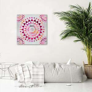 Gario Vászonkép Mandala lila és rózsaszín keleti minta - Andrea Haase Méret: 30 x 30 cm