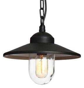 Kültéri Lámpa Elstead, Klampenborg, dimmable, Fekete, Terasz, Rozsdamentes acél, Vidéki otthon / Rusztikus