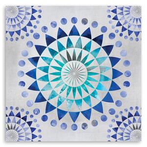 Gario Vászonkép Kék mandala - Andrea Haase Méret: 30 x 30 cm