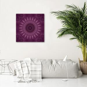 Gario Vászonkép Mandala lila - Andrea Haase Méret: 30 x 30 cm