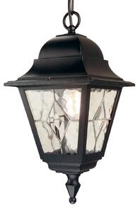 Kültéri Lámpa Elstead, Norfolk NR9, dimmable, Fekete, Üveg, Antik