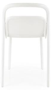K490 műanyag kerti szék - fehér
