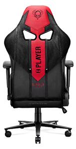Diablo X-Player 2.0 szövet gamer szék Átlagos méret: Kármin-antracit