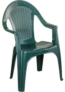 Napoli magas támlás szék zöld