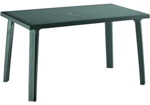 Domingo szögletes asztal 130cm zöld