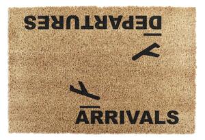 Kókuszrost lábtörlő 40x60 cm Arrivals and Departures – Artsy Doormats