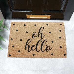 Kókuszrost lábtörlő 40x60 cm Oh Hello – Artsy Doormats