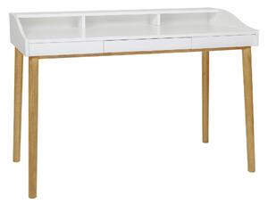 Fehér tölgy íróasztal Woodman Lindenhof 120x60 cm