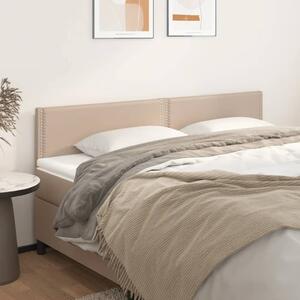 VidaXL 2 db cappuccino színű műbőr fejtámla 90 x 5 x 78/88 cm