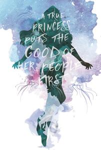 Művészi plakát Aquaman - Princess Meera Watercolour, (26.7 x 40 cm)