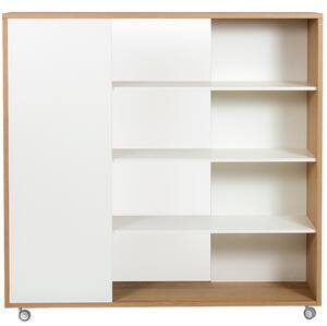 Fehér tölgy könyvespolc Woodman Adala I. 150 x 32 cm