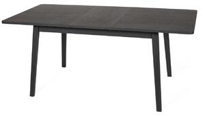 Fekete tölgy összecsukható étkezőasztal Woodman Skagen 140/180x90 cm